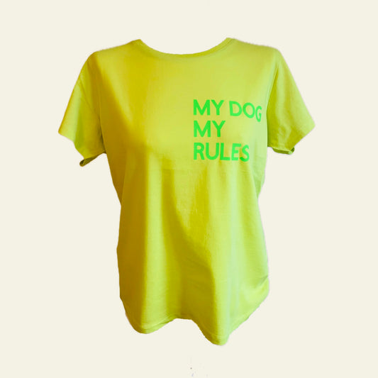 T-Shirt „My dog my rules“