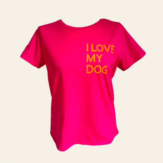 T-Shirt „I love my dog“