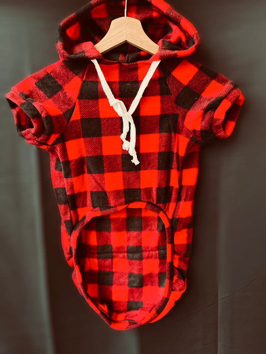 Hoodie kariert